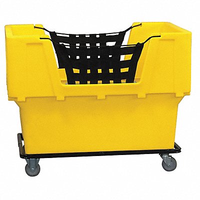 GRAINGER N1017261YELLOW Cube Truck LLDPE Yellow 23.0 cu ft.