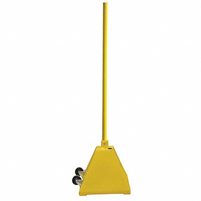 IDEAL SHIELD BPBYL96YLWWHEELS Sign Base w/Post Pyramid Base Shape
