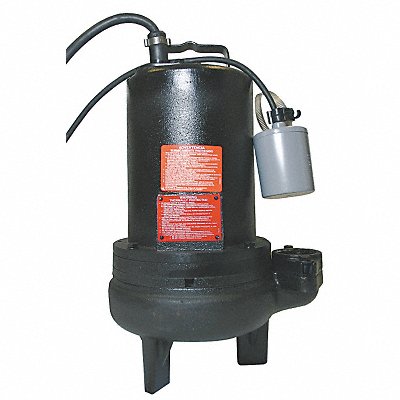 DAYTON 4HU86 1-1/2 HP Sewage Ejector Pump 240VAC