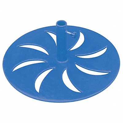 GRAINGER 4HUW6 E5621 Outdoor Umbrella Base Round Blue