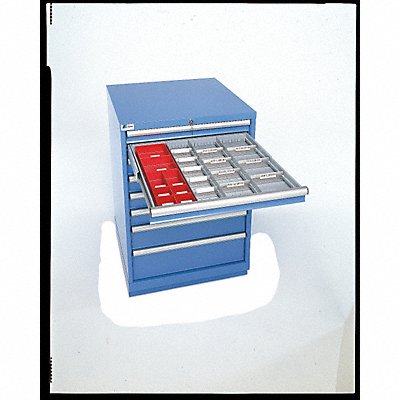 LISTA SC13501417FAFTBB Modular Drawer Cabinet 59-1/2 H 14 Drwr Brght Blue