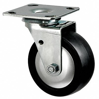 GRAINGER 4HXK9 Standard Plate Castor Swivel 600 lb.