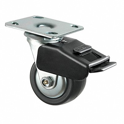 GRAINGER 4HXL1 Standard Plate Castor Swivel 600 lb.