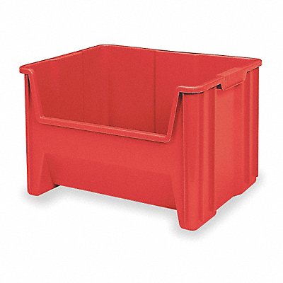 AKRO-MILS 13017RED F8828 Stacking Bin Red Plastic 12 7/16 in