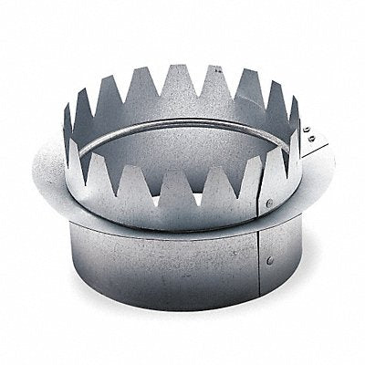 AMERIFLOW G5008C Snap On Collar Round Galvanised Steel
