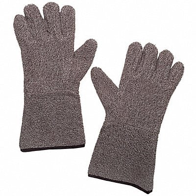 CONDOR 4JC91 Heat Resistant Gloves XL Brown/White PR