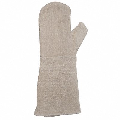 CONDOR 4JD74 Heat Resistant Mittens L White PR