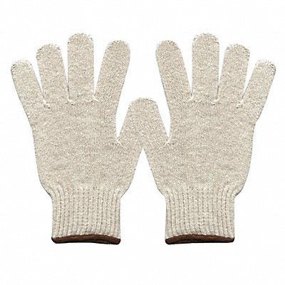 CONDOR 4NMU8 D1765 Knit Gloves S Natural PK144