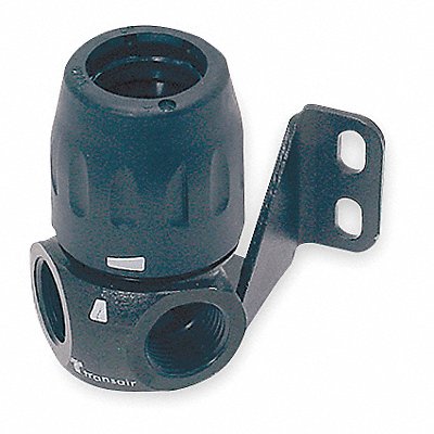 TRANSAIR 66841722 Two Port Wall Bracket 1/2 NPT For 17mm