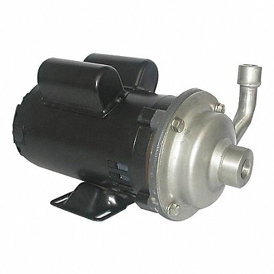 DAYTON 4JMV2 Centrifugal Pump 304SStl 1P 1/2in 1/3hp 21gpm