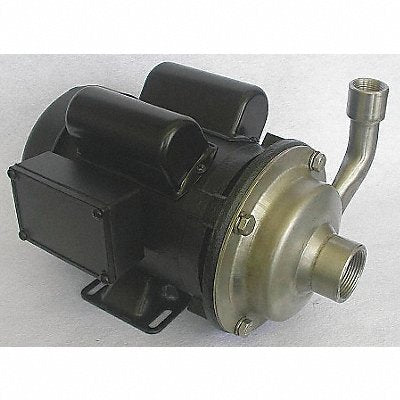 DAYTON 4JMX2 Centrifugal Pump 304SStl 1P 1 1/4in 1hp 90gpm