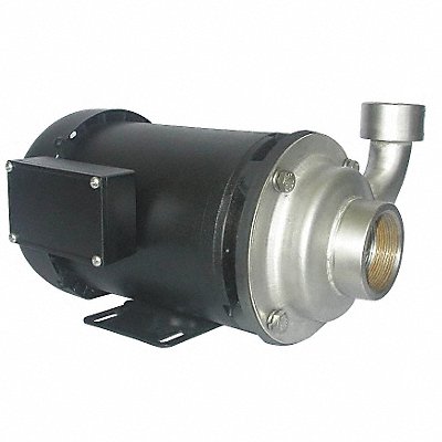 DAYTON 4JMX7 CntrfugPmp 304SStl 3P 1 1/2in 2hp 130gpm