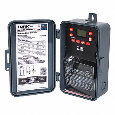 TORK EWZ120 Electronic Timer Astronomic Grey Plastic