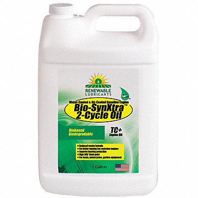 RENEWABLE LUBRICANTS 85213 2-Cycle Engine Oil Bio-Synthetic 1gal