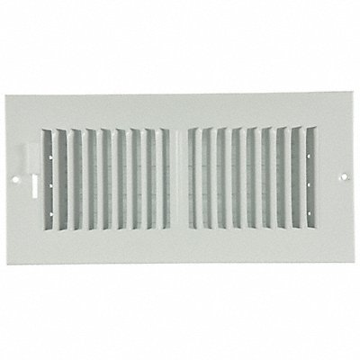 GRAINGER 4JRN9 Sidewall/Ceiling Register 2-Way