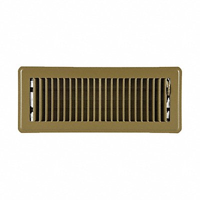 GRAINGER 4JRR5 Floor Register 4x12 Brown