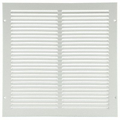 GRAINGER 4JRT1 Return Air Grille 14x14 White