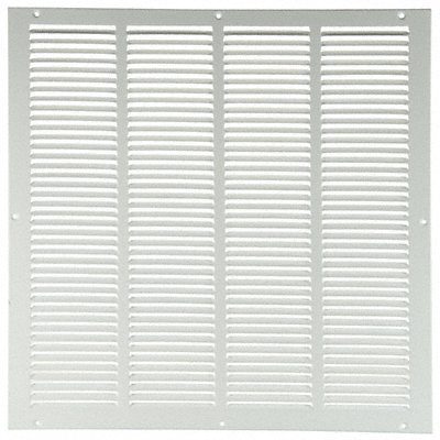 GRAINGER 4JRT2 Return Air Grille 20x20 White