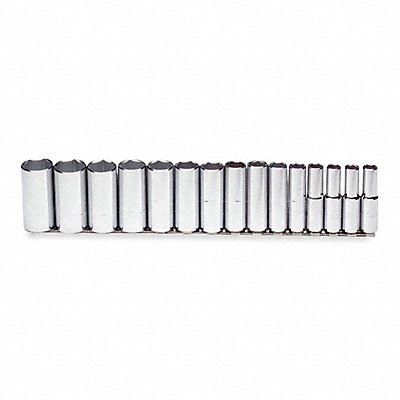 PROTO J54103 Socket Set Chrome 11/16-1 in 6Pt