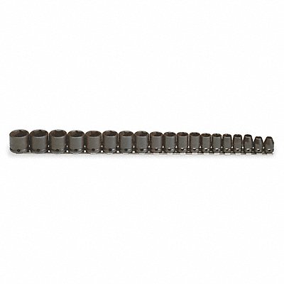 PROTO J72206 Impact Socket Set Steel Black Oxide 6 to 24 mm