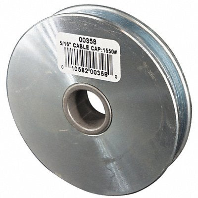 GRAINGER 4JX63 Sheave 1 550 lb Cap. 5/16 Rope Diameter