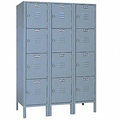 LYON DD53523SU Locker 4x3Locker Dove Grey 54 x36 x12 Assm