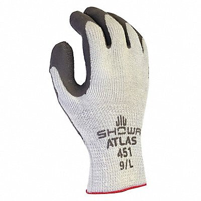 SHOWA 451S07 Coated Gloves Grey/White S PR