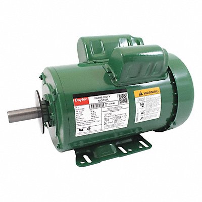 DAYTON 4K090 Farm Duty Mtr Cap Start TEFC 2HP 1725rpm