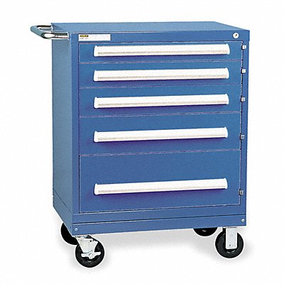 VIDMAR RP1152AL Modular Drawer Cabinet 33 x30 x28 BrtBl 6Drwr