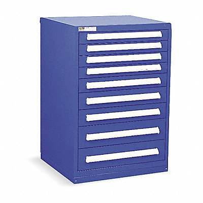 VIDMAR RP2107ALDB Modular Drawer Cabinet 44 x30 x28 Dark Blue 9Drwr