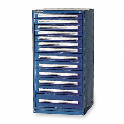 VIDMAR RP3039AFTKADB Modular Drawer Cabinet 59 x30 x28 Dark Blue 13Drwr