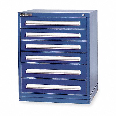 VIDMAR SCU1910AFTKADB Modular Drawer Cabinet 37 x30 x28 Dark Blue 6Drwr