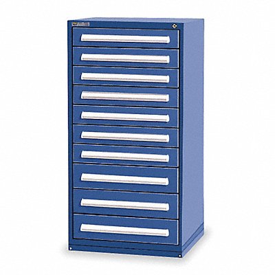 VIDMAR SCU3110AFTKADB Modular Drawer Cabinet 59 x30 x28 Dark Blue 10Drwr