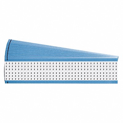 BRADY WM2PK Wire Marker Repositional Printed Self Adhesive PK25