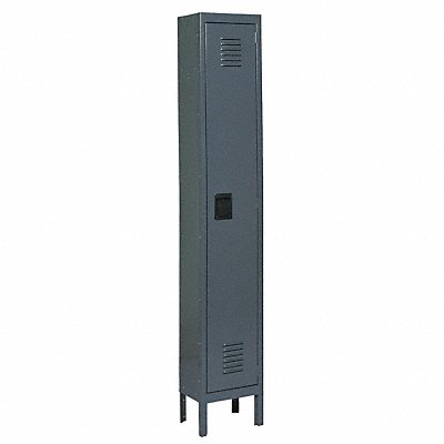 GRAINGER 4KCP4 Locker 1x1Locker Grey 78 x12 x12 Unassembled