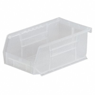 AKRO-MILS 30240SCLAR Hang and Stack Bin Clear Plastic 7 in
