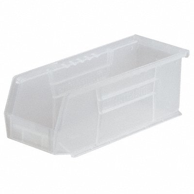 AKRO-MILS 30224SCLAR Hang and Stack Bin Clear Plastic 4 in
