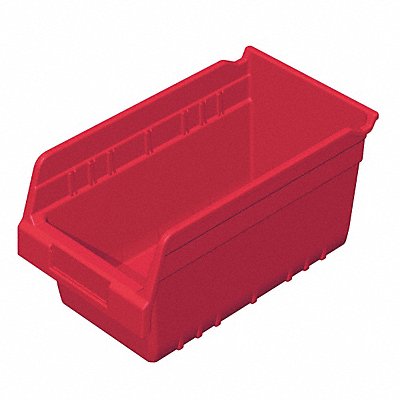 AKRO-MILS 30090RED D5523 Shelf Bin Red Plastic 6 in