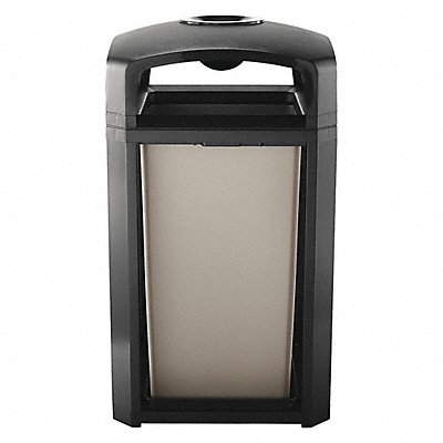 RUBBERMAID COMMERCIAL PRODUCTS FG397501BLA Garbage Can 50 gal Black Polycarbonate