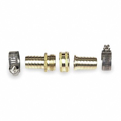 WESTWARD 4KG67 Garden Hose Repair Fitting Brass 3/4 NH