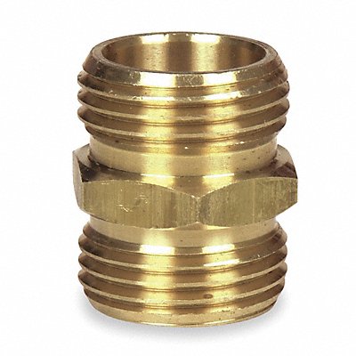 WESTWARD 4KG82 Garden Hose Adaptor 3/4 x3/4 NHxNH