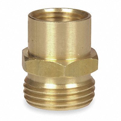WESTWARD 4KG83 Garden Hose Adaptor 1/2 x3/4 NPTxNH
