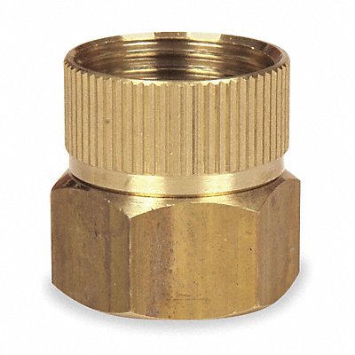 WESTWARD 4KG88 Garden Hose Adaptor 3/4 x3/4 NPTxNH