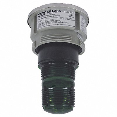 HUBBELL KILLARK NVSZMFG01G Hazardous Warning Light Xenon Green 120V