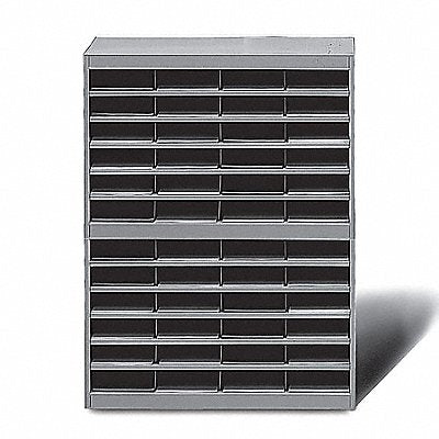 SAFCO 9231GRR Literature Organizer 60 Compartments Gry