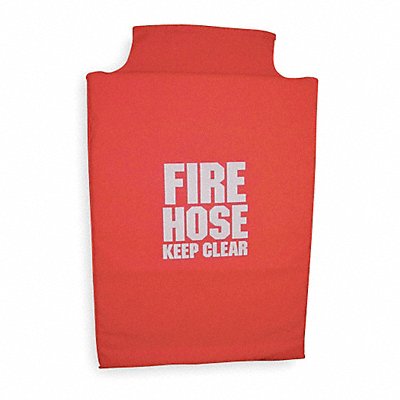 MOON AMERICAN 13929 Fire Hose Cover Red 32 L Vinyl