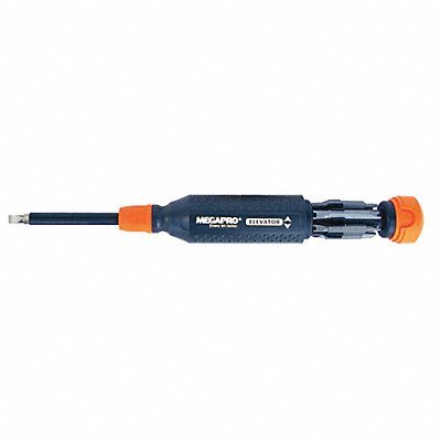 MEGAPRO 151ELEVCHORB Multi-Bit Screwdriver NumBits 7