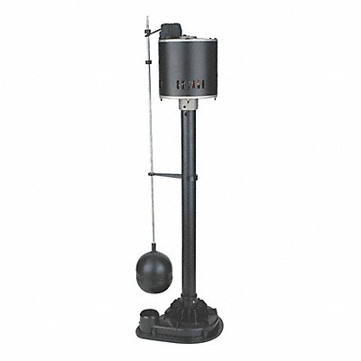 DAYTON 4KU64 Sump Pump Max Head 18 ft 1/3 HP