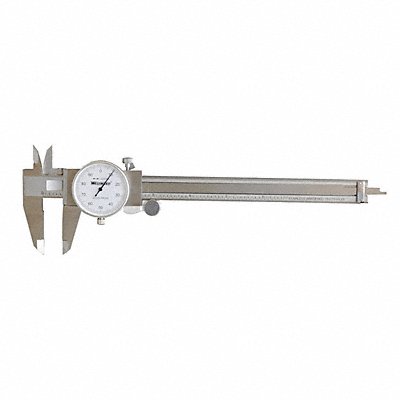 WESTWARD 4KU74 Dial Caliper 0-6 In 1 5/8 In Jaw