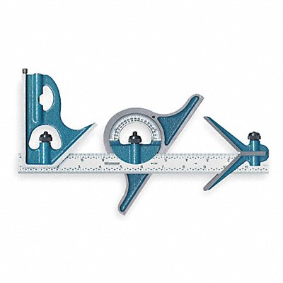WESTWARD 4KU80 Combination Set 12 In 4 Pc Blue